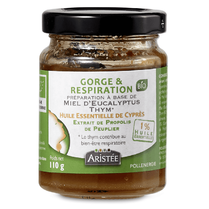 Miel d'eucalyptus et propolis pour soulager les Maux de gorge - Action antitussive, expectorant et antiseptique | Pollenergie.fr