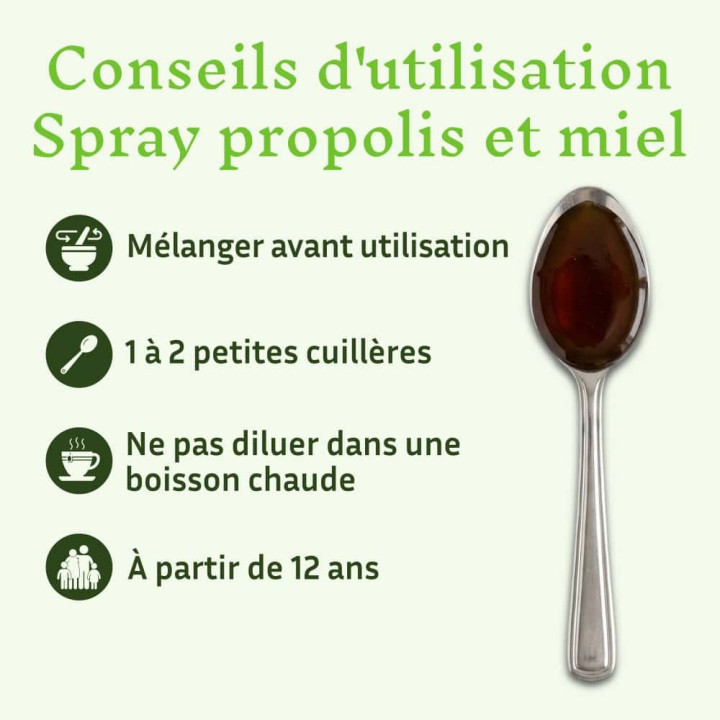 Miel d'eucalyptus et propolis pour soulager les Maux de gorge - Action antitussive, expectorant et antiseptique | Pollenergie.fr