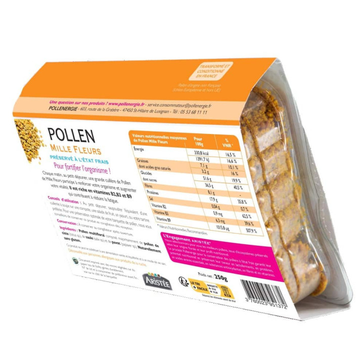 Freshly frozen wildflowers Bee Pollen: the hive’s energy food – The nutritional richness of bees | Pollenergie.fr