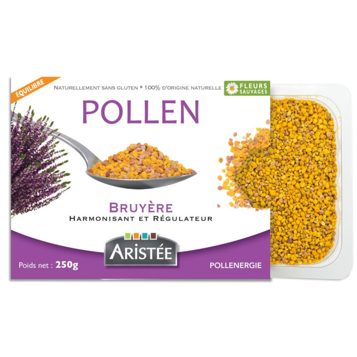 Pollen frais de Bruyère - Équilibre acido-basique et détox - Améliorer la mémoire et la microcirculation | Pollenergie.fr