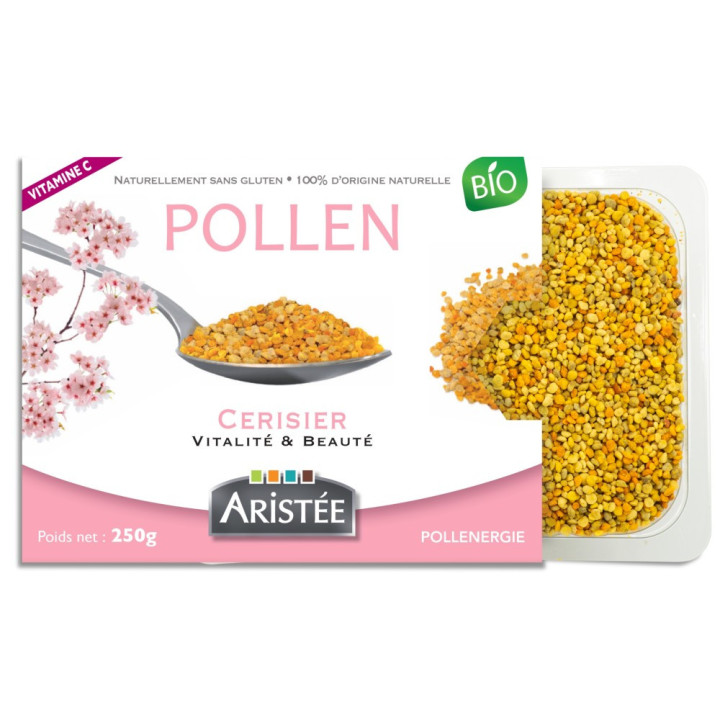 Pollen frais de Cerisier : se ressourcer de l'intérieur - Santé de la peau et des cheveux, femmes enceintes | Pollenergie.fr