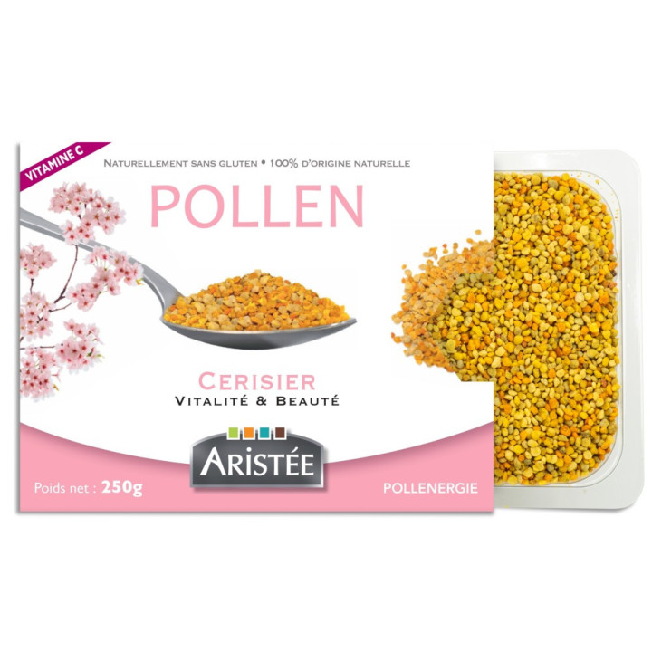 Pollen congelé de Cerisier, superaliment beauté - Femmes enceintes et allaitantes  - Riche en Vitamine C et B9 | Pollenergie.fr