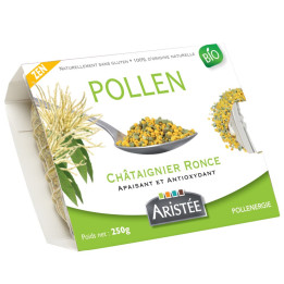Pollen bio de Châtaignier et ronce : apaisant et antioxydant - Combattre le stress et l'anxiété naturellement | Pollenergie.fr