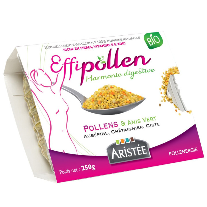 Effipollen Harmonie digestive à  l'anis vert : allié naturel de la ruche - Troubles digestifs et ventre plat | Pollenergie.fr