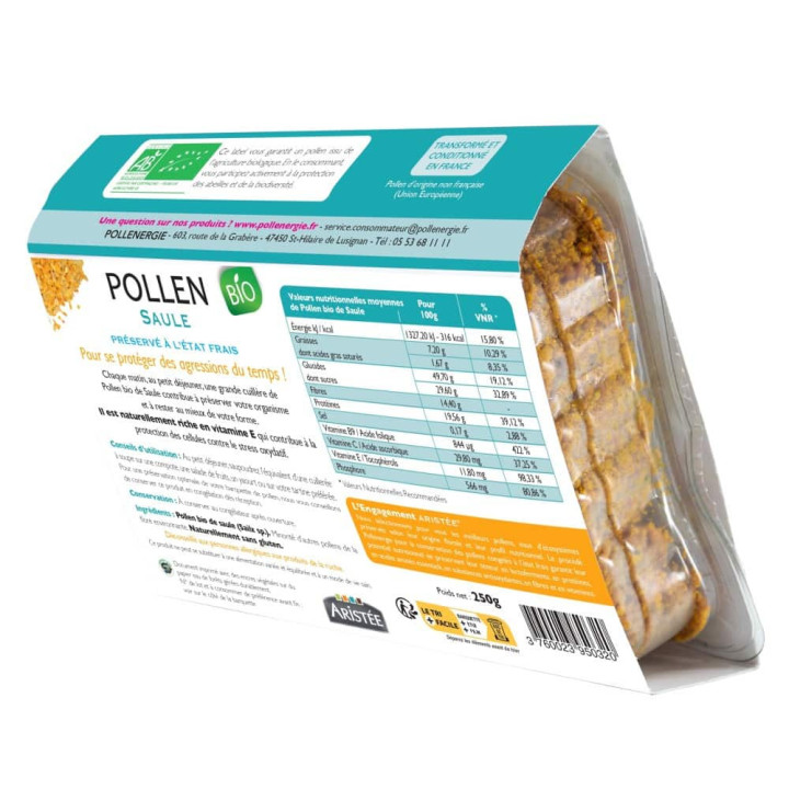 Pollen bio de Saule, protège naturellement l'organisme - Limiter les carences nutritionnelles et convalescence | Pollenergie.fr