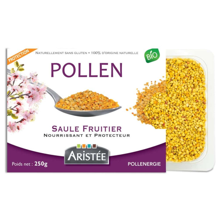 Pollen bio de Saule Fruitier : prévenir le vieillissement de l'œil - Lutéine et zéaxanthine - Protéger sa vue  | Pollenergie.fr