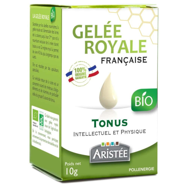 Gelée Royale française bio 100% fraîche - Combattre la fatigue et améliorer sa mémoire - Caviar de la ruche | Pollenergie.fr