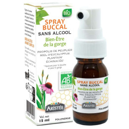Alcohol-Free Organic Propolis & Herbal Mouth Spray - Protects the ENT area and soothes sore throats | Pollenergie.fr