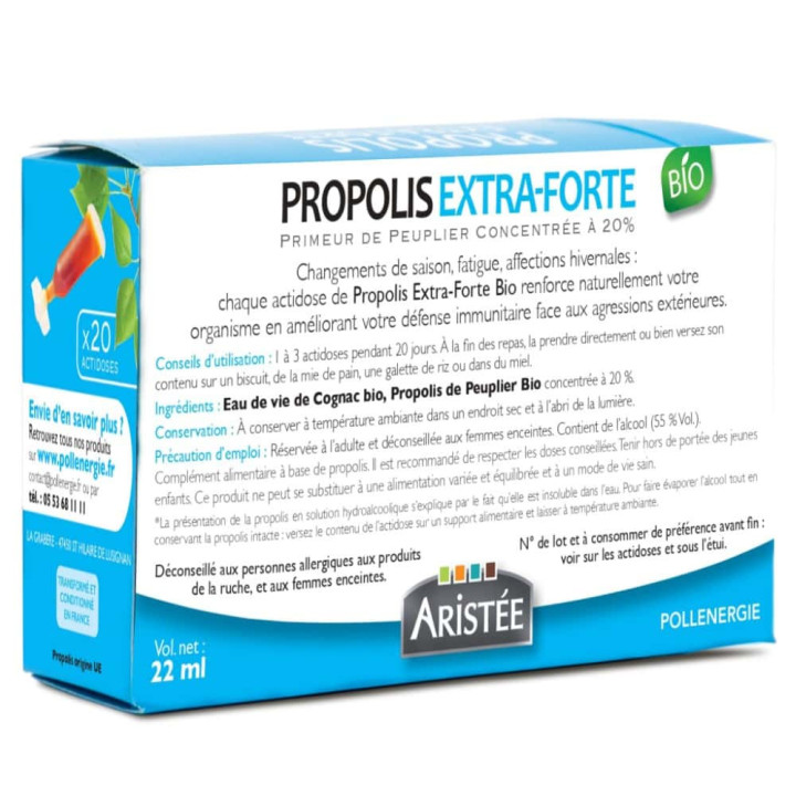 Propolis de Peuplier BIO en dose : protéger la sphère ORL et soutenir son immunité - Antiseptique de la ruche | Pollenergie.fr