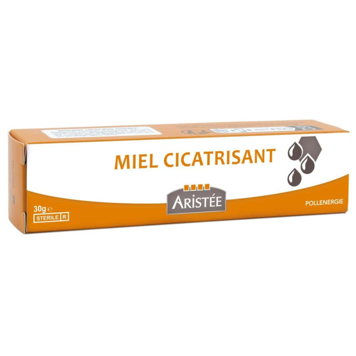 Miel médical Cicatrisant antibactérien stérilisé - Plaies aiguës et chroniques, brûlures, gerçures et crevasses | Pollenergie.fr
