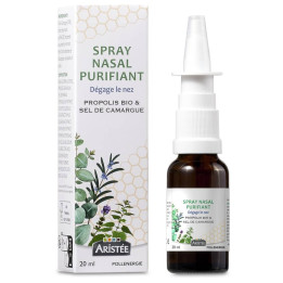 Spray nasal à la propolis : dégage et adoucit le nez, facilite la respiration - Dispositif médical dès 3 ans | Pollenergie.fr