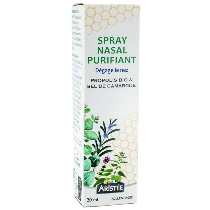 Spray nasal à la propolis : dégage et adoucit le nez, facilite la respiration - Dispositif médical dès 3 ans | Pollenergie.fr