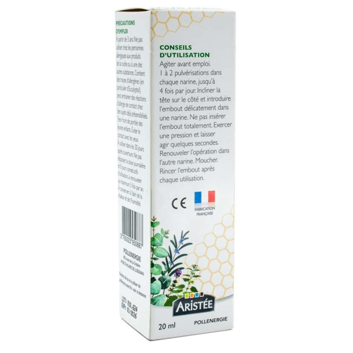 Spray nasal à la propolis : dégage et adoucit le nez, facilite la respiration - Dispositif médical dès 3 ans | Pollenergie.fr