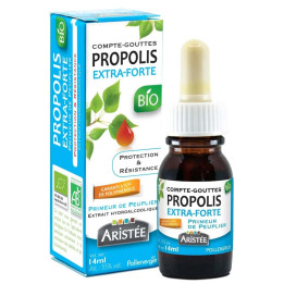 Propolis brune bio de Peuplier en compte-gouttes - Protection sphère ORL, combattre localement une infection | Pollenergie.fr