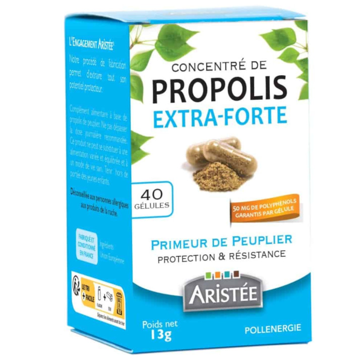 Propolis extra-forte de Peuplier, bouclier naturel de l'organisme -  Antiseptique des abeilles à large spectre| Pollenergie.fr