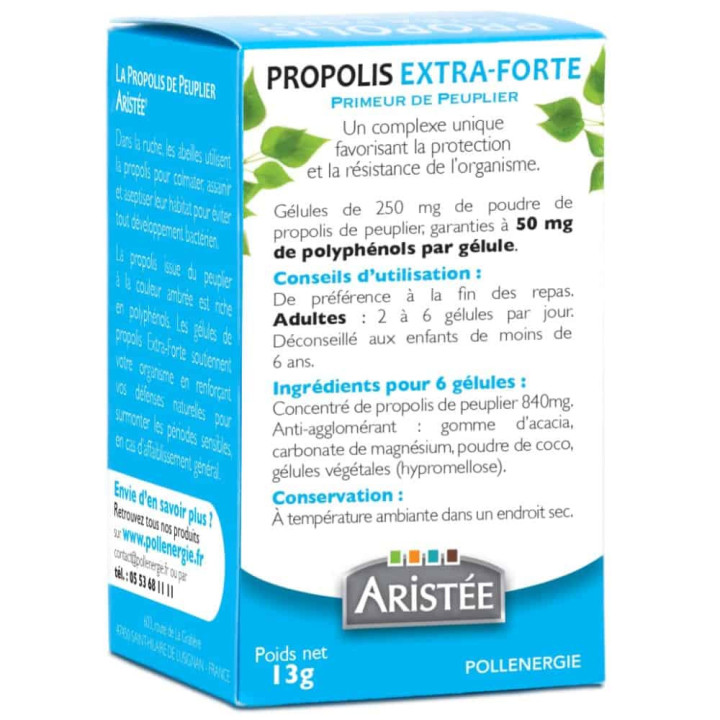 Propolis extra-forte de Peuplier, bouclier naturel de l'organisme -  Antiseptique des abeilles à large spectre| Pollenergie.fr