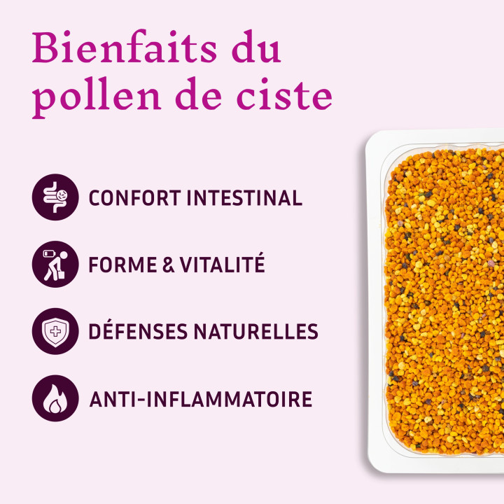 Renforcer ses cheveux avec les Pollens congelés de ciste et cerisier -  Cheveux sains, denses et forts | Pollenergie.fr