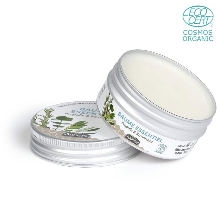 Baume essentiel Propolis & Ravintsara - Soulager bronches et les voies respiratoires naturellement | Pollenergie.fr