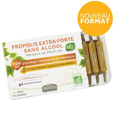 PROPOLIS EXTRA-FORTE PEUPLIER SANS ALCOOL BIO