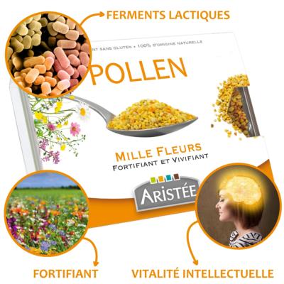 Pollen congelé Mille Fleurs | Aliment Energie de la ruche