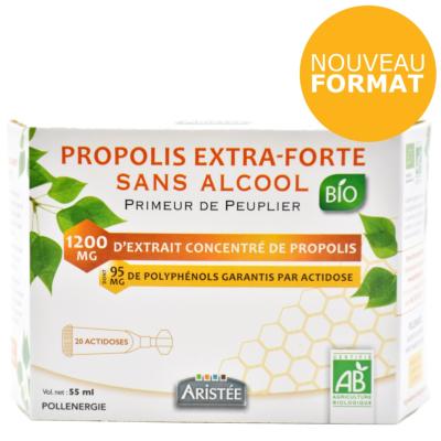 PROPOLIS EXTRA-FORTE PEUPLIER SANS ALCOOL BIO