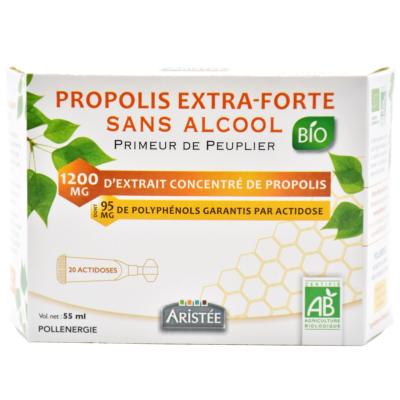 PROPOLIS EXTRA-FORTE PEUPLIER SANS ALCOOL BIO