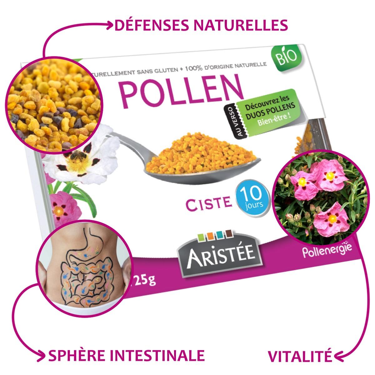 Pollen de Ciste Blanc bio dynamisé