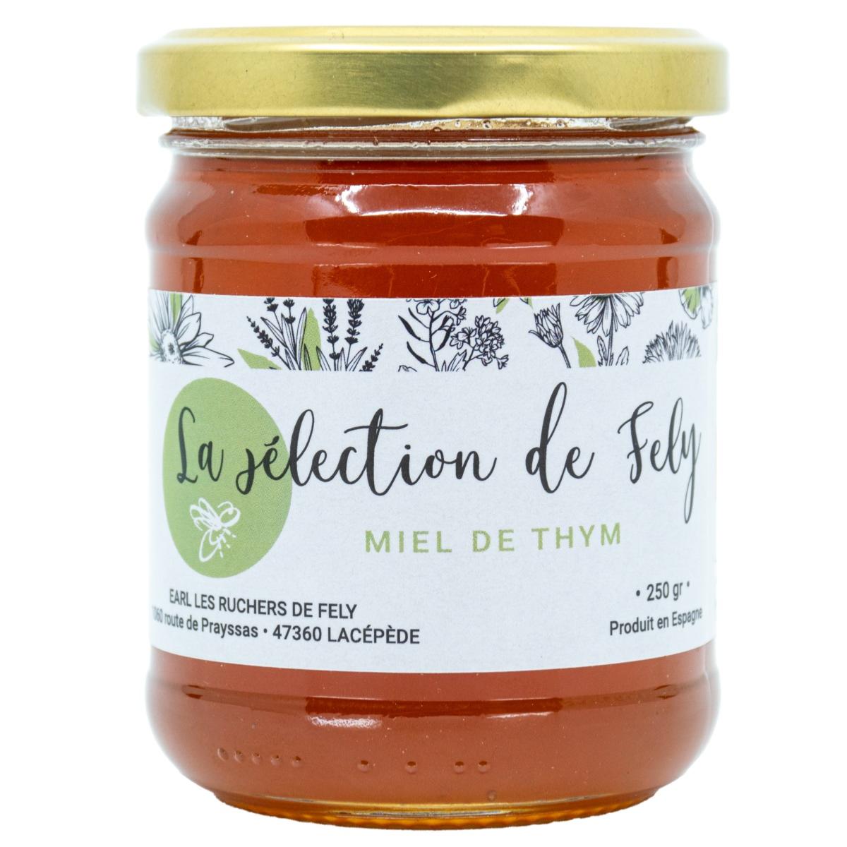Miel de Thym sélectionné par Les Ruchers de Fely Pollenergie.fr