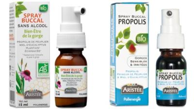 Sprays Propolis extra-forte de peuplier & miel d'eucalyptus