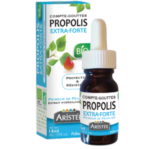 Compte-gouttes  la propolis extra-forte de peuplier BIO Ariste