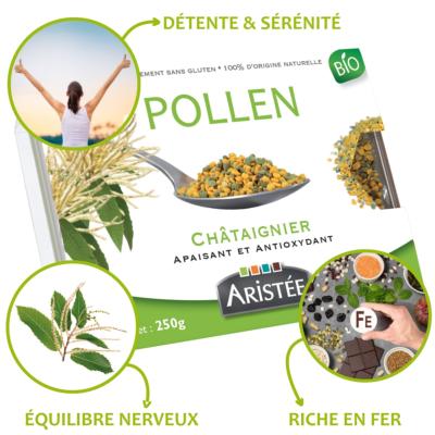 Pollen frais de chtaignier