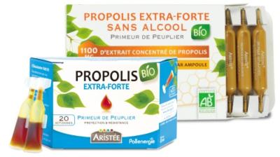 Propolis extra-forte de peuplier en teinture mre